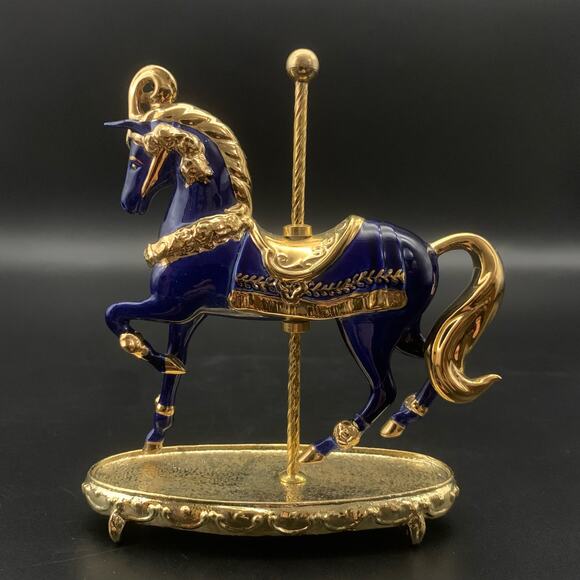 Vintage 1996 Franklin Mint Carousel Horse Figurine - Picture 6 of 16